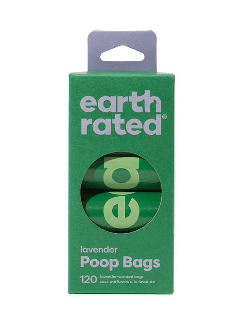 Earth Rated Dog Poop Bags — Lavender Scented, 120 Pack