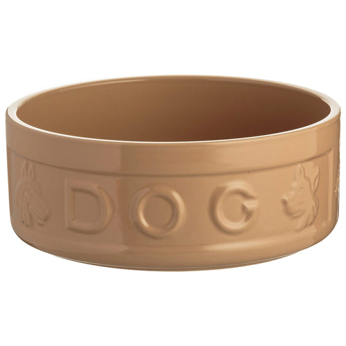 Mason Cash Cane Lettered Dog Bowl, 25cm