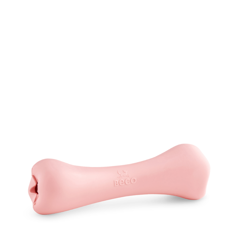 Beco Pets Natural Rubber Treat Bone Dog Chew Toy